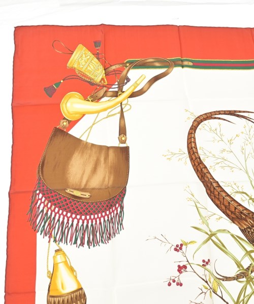 GUCCI（グッチ）バンダナ・スカーフ 赤 サイズ:- レディース/2200609812549