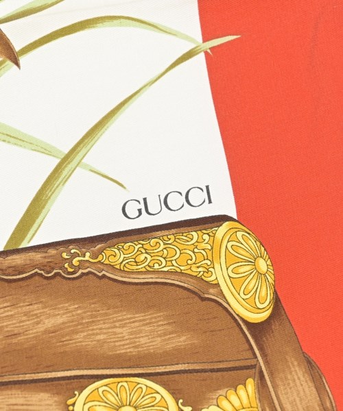 GUCCI（グッチ）バンダナ・スカーフ 赤 サイズ:- レディース/2200609812549