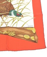 GUCCI（グッチ）バンダナ・スカーフ 赤 サイズ:- レディース/2200609812549