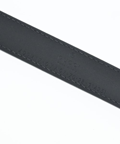 GUCCI（グッチ）ベルト 黒 サイズ:70 レディース/2200611595188