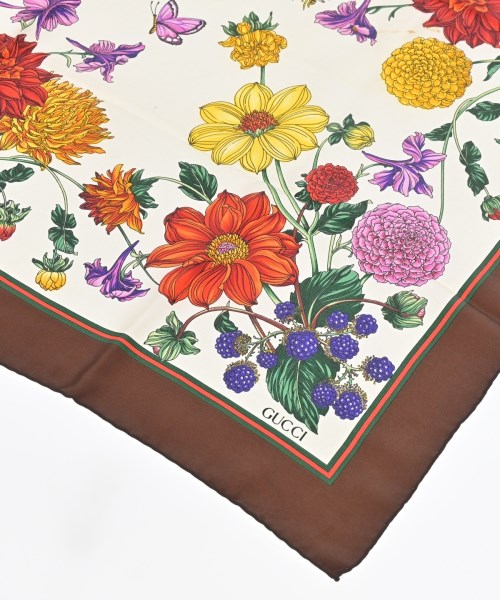 GUCCI（グッチ）バンダナ・スカーフ 白 サイズ:- レディース/2200614244793