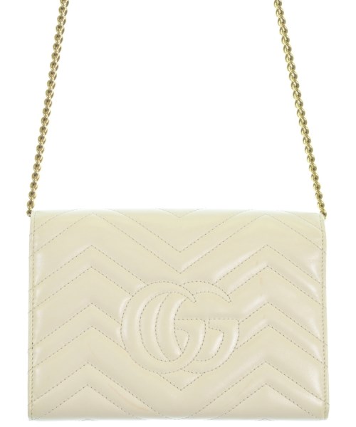 GUCCI（グッチ）ショルダーバッグ 白 サイズ:- レディース/2200614501100
