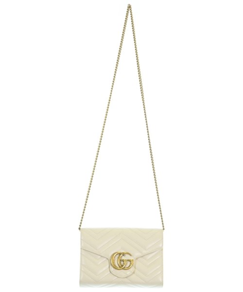 GUCCI（グッチ）ショルダーバッグ 白 サイズ:- レディース/2200614501100