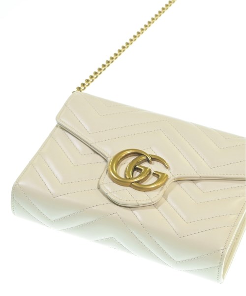 GUCCI（グッチ）ショルダーバッグ 白 サイズ:- レディース/2200614501100