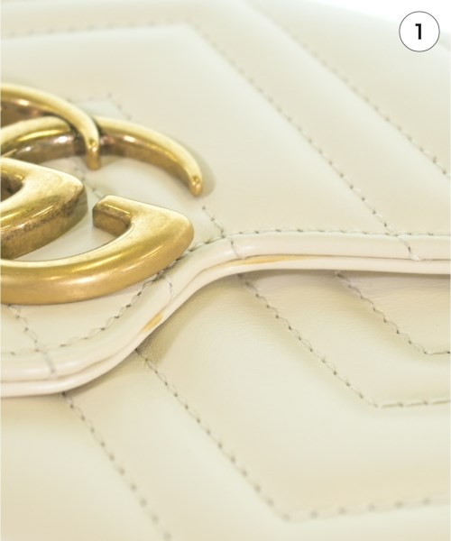 GUCCI（グッチ）ショルダーバッグ 白 サイズ:- レディース/2200614501100