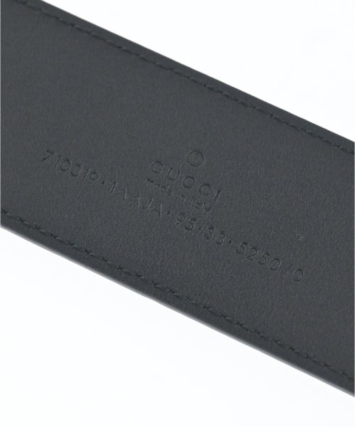 GUCCI（グッチ）ベルト 黒 サイズ:95 レディース/2200614874013