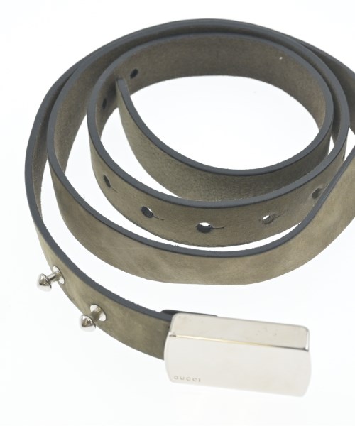 GUCCI（グッチ）ベルト カーキ サイズ:40 レディース/2200608328119