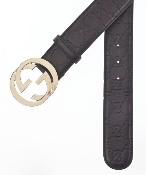 GUCCI（グッチ）ベルト 茶 サイズ:80 レディース/2200617906018