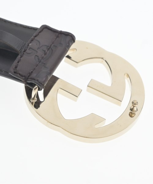GUCCI（グッチ）ベルト 茶 サイズ:80 レディース/2200617906018
