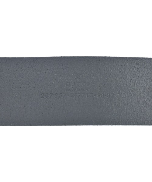 GUCCI（グッチ）ベルト 黒 サイズ:80 レディース/2200617906025