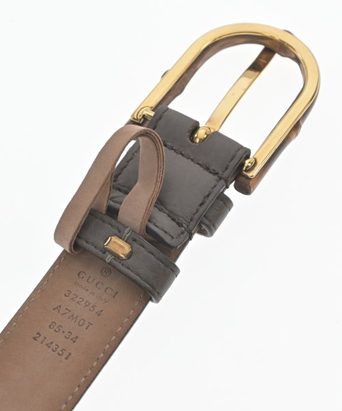 GUCCI（グッチ）ベルト 茶 サイズ:85 レディース/2200613149143