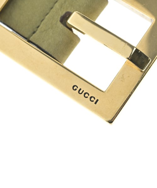 GUCCI（グッチ）ベルト カーキ サイズ:65 レディース/2200619855055
