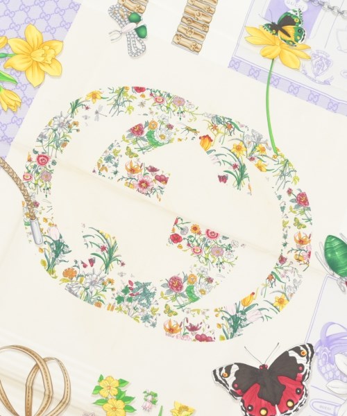 GUCCI（グッチ）バンダナ・スカーフ 白 サイズ:- レディース/2200619974909