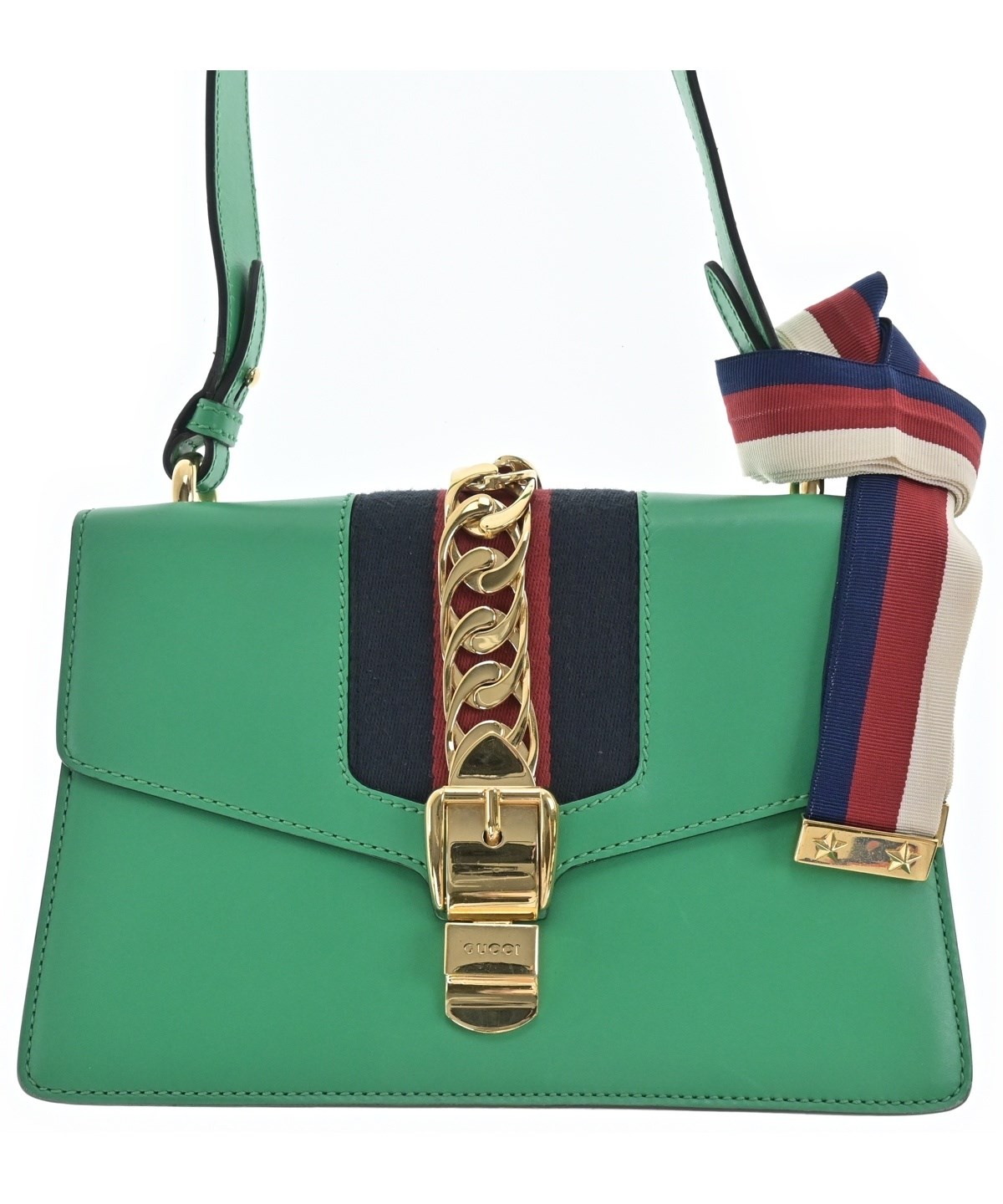 GUCCI（グッチ）ショルダーバッグ 緑 サイズ:- レディース