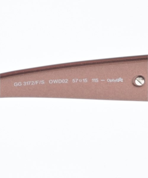 GUCCI（グッチ）サングラス 赤 サイズ:- レディース/2200603590757