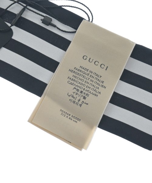 GUCCI（グッチ）バンダナ・スカーフ 黒 サイズ:- レディース/2200604401045
