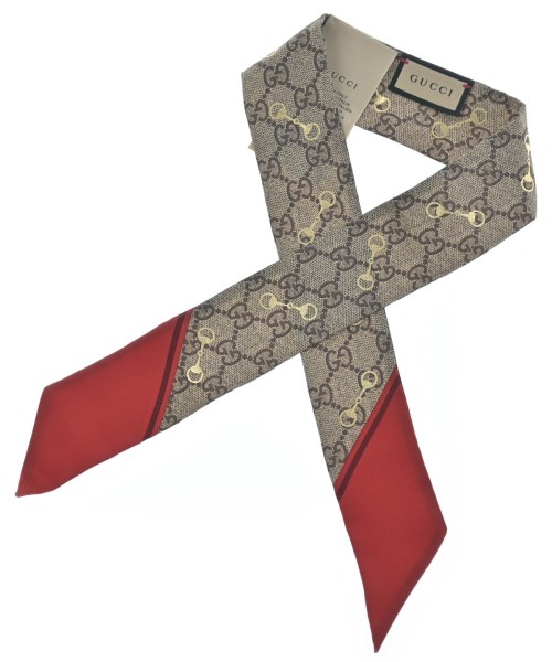 GUCCI(グッチ)バンダナ・スカーフ ベージュ サイズ:-/2200672840036