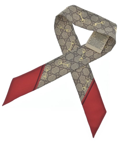 GUCCI（グッチ）バンダナ・スカーフ ベージュ サイズ:- レディース/2200672840036