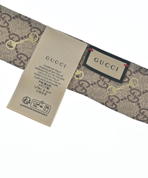 GUCCI（グッチ）バンダナ・スカーフ ベージュ サイズ:- レディース/2200672840036
