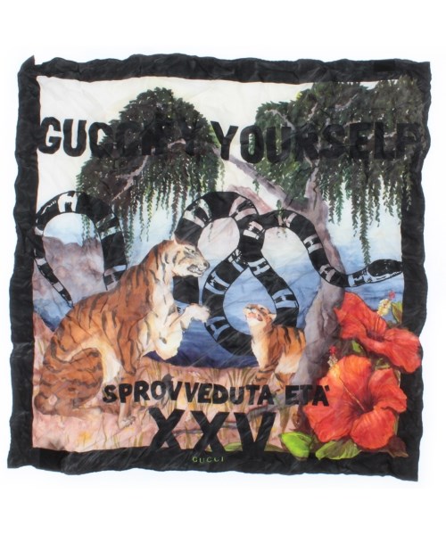 GUCCI(グッチ)バンダナ・スカーフ 黒 サイズ:-/2200670781126