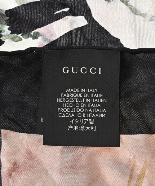 GUCCI（グッチ）バンダナ・スカーフ 黒 サイズ:- レディース/2200670781126