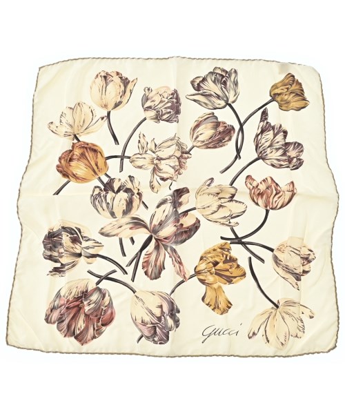 GUCCI(グッチ)バンダナ・スカーフ 黄 サイズ:-/2200670782291