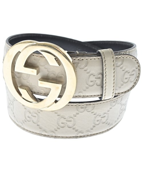 GUCCI(グッチ)ベルト ベージュ サイズ:80/2200675017091