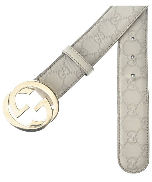 GUCCI（グッチ）ベルト ベージュ サイズ:80 レディース/2200675017091