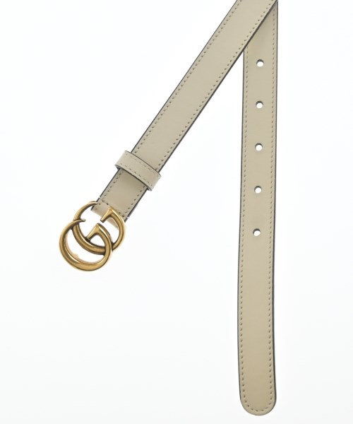 GUCCI（グッチ）ベルト 白 サイズ:80 レディース/2200675996136