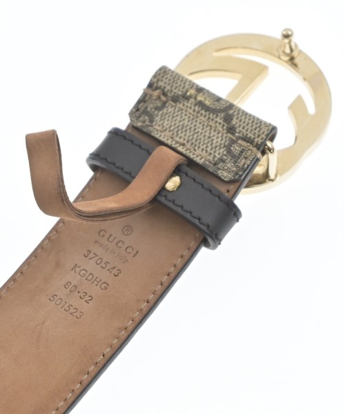 GUCCI（グッチ）ベルト ベージュ サイズ:80 レディース/2200676563061