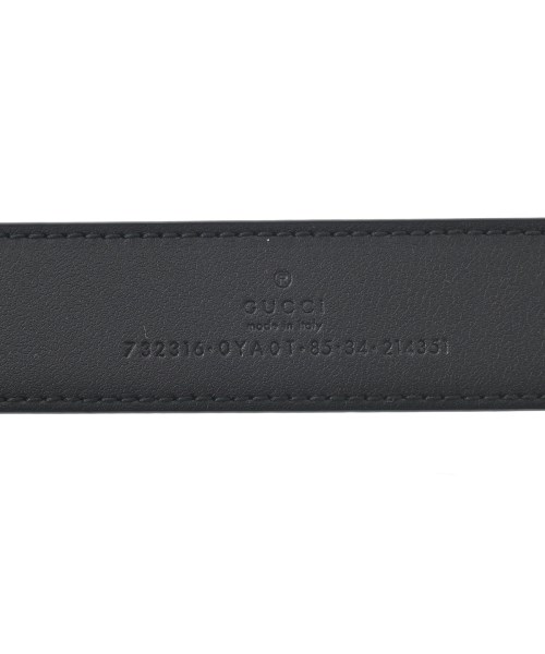 GUCCI（グッチ）ベルト 黒 サイズ:85 レディース/2200675587136