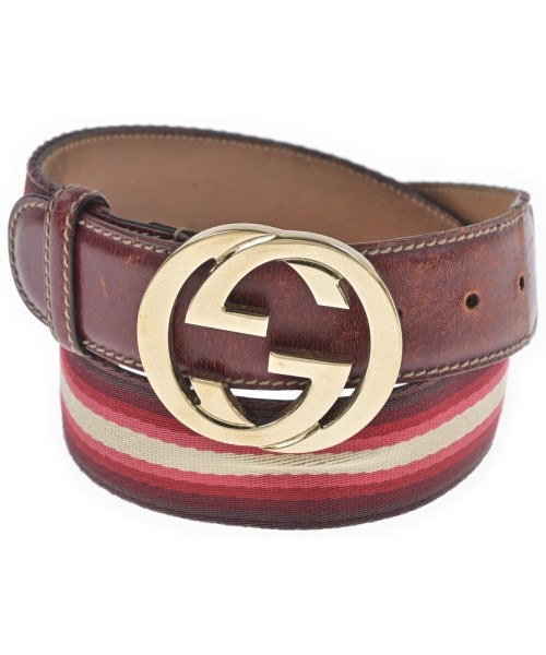 GUCCI(グッチ)ベルト 茶 サイズ:-/2200678021026