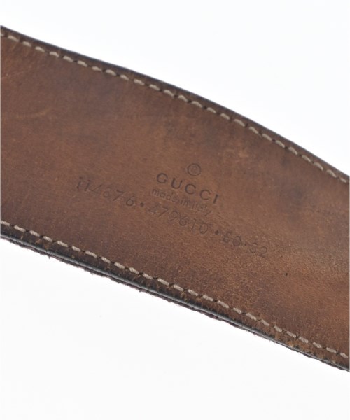 GUCCI（グッチ）ベルト 茶 サイズ:- レディース/2200678021026