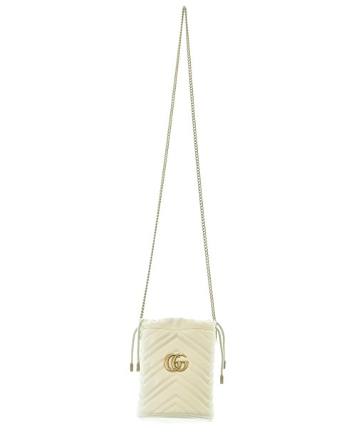 GUCCI（グッチ）ショルダーバッグ 白 サイズ:- レディース/2200677818177