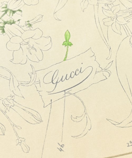 GUCCI（グッチ）バンダナ・スカーフ ベージュ サイズ:- レディース/2200679114031