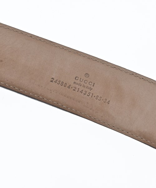 GUCCI（グッチ）ベルト 黒 サイズ:85 レディース/2200677842738