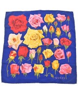 GUCCI（グッチ）バンダナ・スカーフ 青 サイズ:- レディース/2200681210127