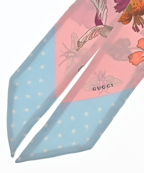 GUCCI（グッチ）バンダナ・スカーフ ピンク サイズ:- レディース/2200695765026