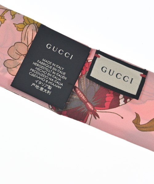 GUCCI（グッチ）バンダナ・スカーフ ピンク サイズ:- レディース/2200695765026