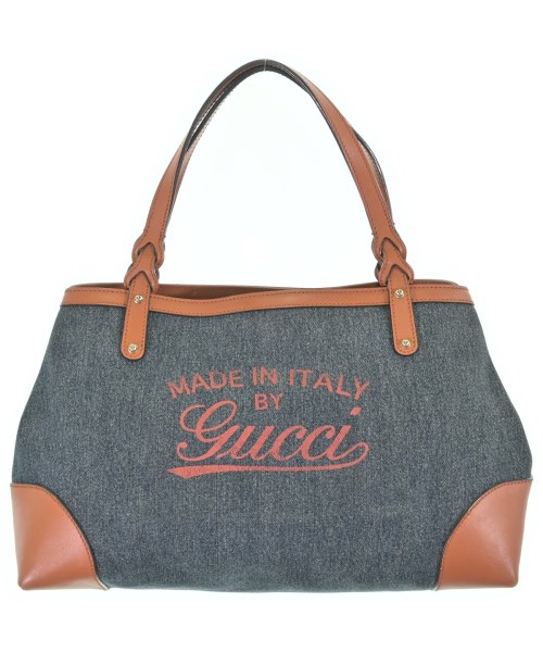 GUCCI(グッチ)トートバッグ 紺 サイズ:-/2200696049040