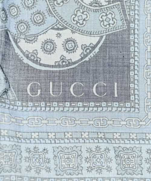 GUCCI（グッチ）バンダナ・スカーフ 紺 サイズ:- レディース/2200680332295