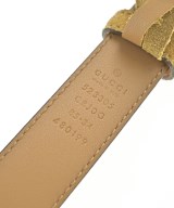GUCCI（グッチ）ベルト 黄 サイズ:85 レディース/2200697213099