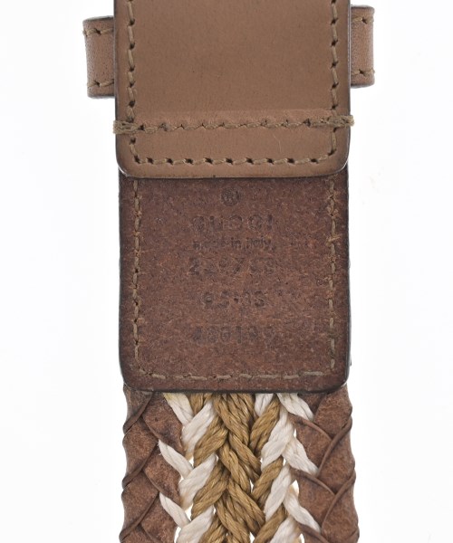 GUCCI（グッチ）ベルト 茶 サイズ:95 レディース/2200698916128