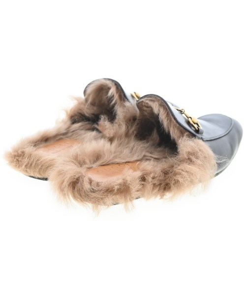 GUCCI（グッチ）サンダル 黒 サイズ:UK7(25.5cm位) レディース/2200700537037