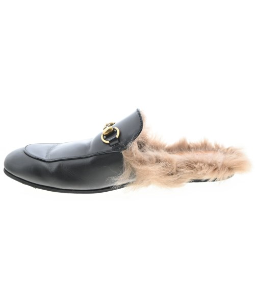 GUCCI（グッチ）サンダル 黒 サイズ:UK7(25.5cm位) レディース/2200700537037