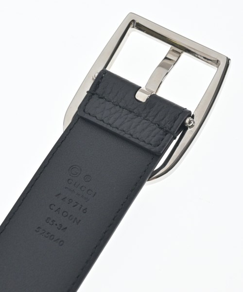GUCCI（グッチ）ベルト 黒 サイズ:85 レディース/2200701446031