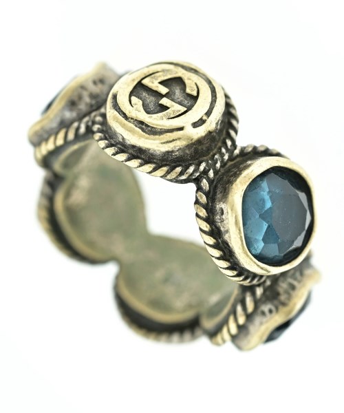 GUCCI（グッチ）リング 青 サイズ:19 レディース/2200656322114