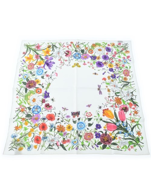 GUCCI(グッチ)バンダナ・スカーフ 白 サイズ:-/2200656775019