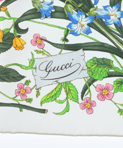 GUCCI（グッチ）バンダナ・スカーフ 白 サイズ:- レディース/2200656775019