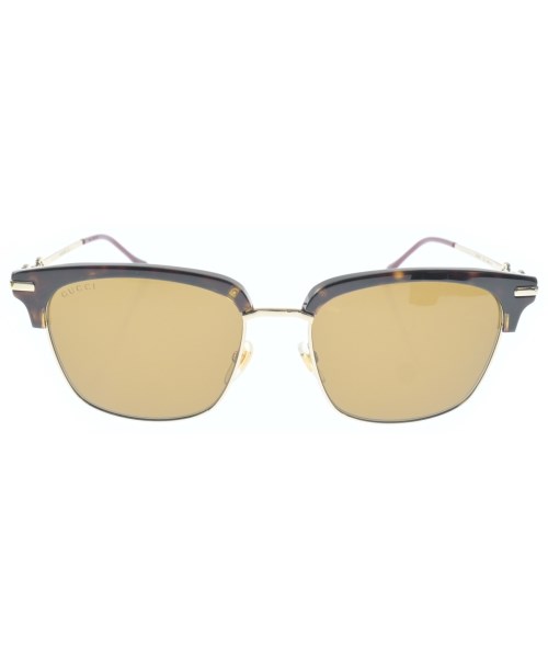 GUCCI（グッチ）サングラス 茶 サイズ:- レディース/2200656860128